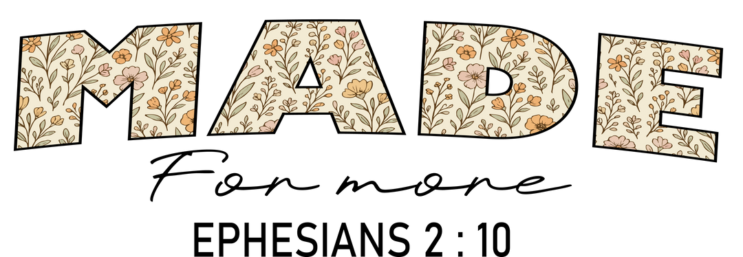 Floral peach orange green vintage design