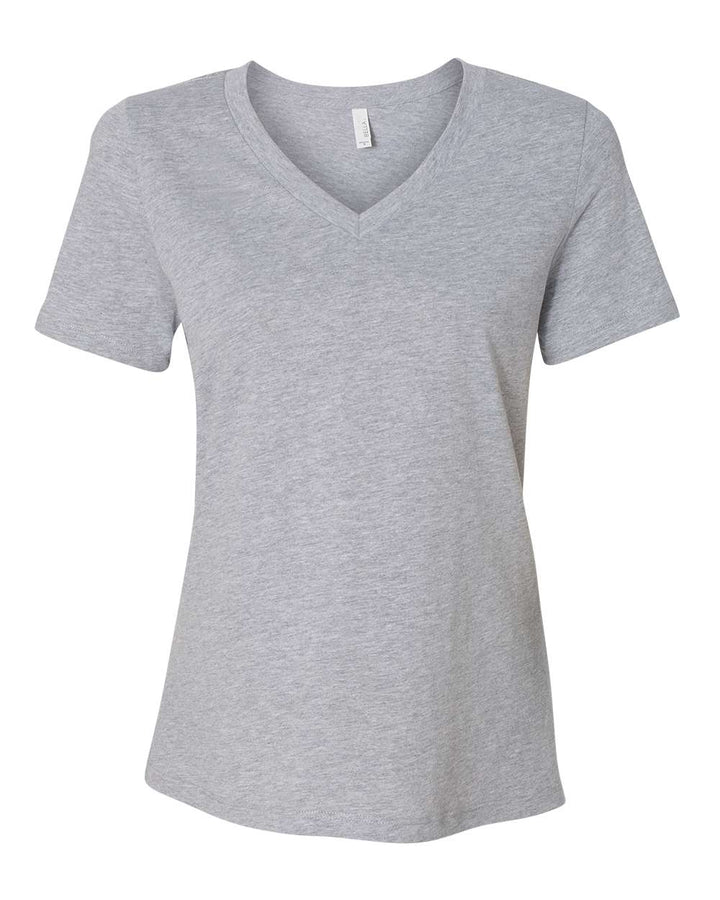Bella+Canvas 6405 Womens Relaxed Jersey Short Sleeve V-Neck Tee