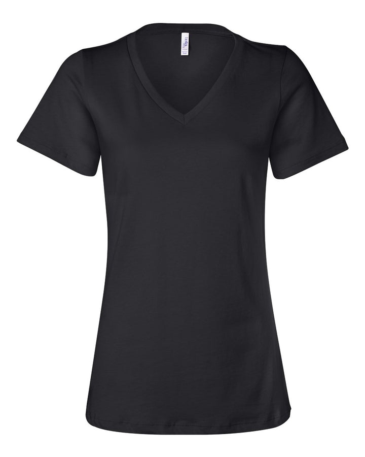 Bella+Canvas 6405 Womens Relaxed Jersey Short Sleeve V-Neck Tee
