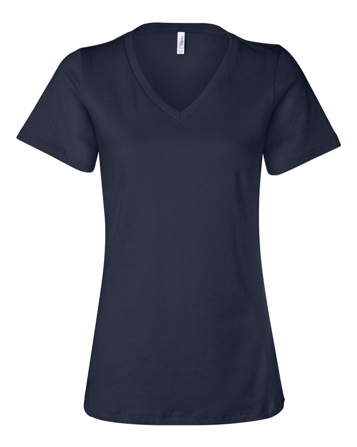 Bella+Canvas 6405 Womens Relaxed Jersey Short Sleeve V-Neck Tee