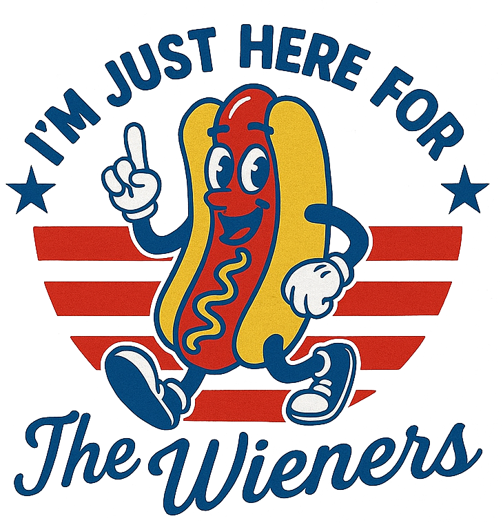 Cartoon hot dog transfer