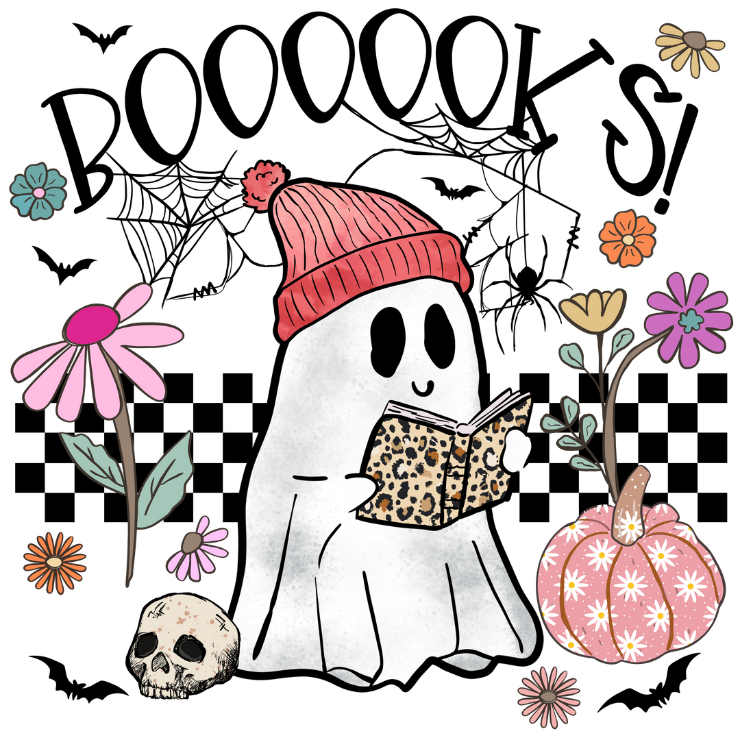 BOOOOOKS! Cute Spooky Halloween Designs for T-Shirts