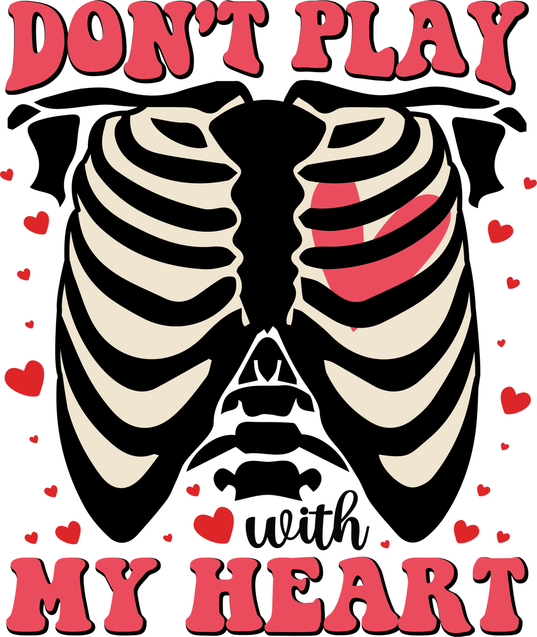 Anatomical heart Valentine's design