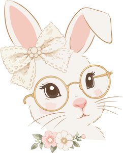 Easter Bunny Patchwork Quilted DTF Transfers Ready to Press