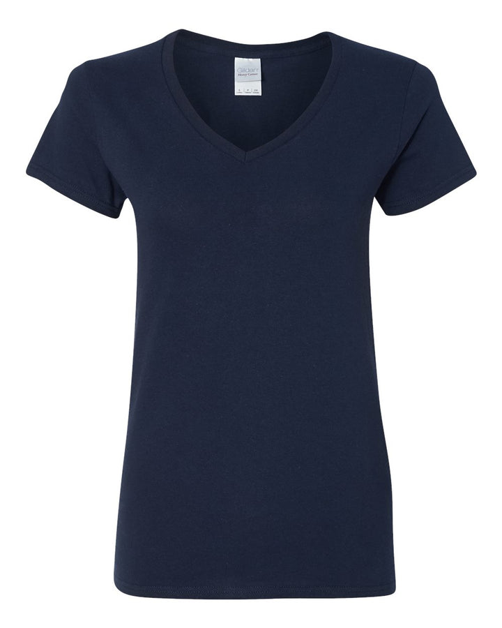 Gildan 5V00L Heavy Cotton Womens V-Neck T-Shirt