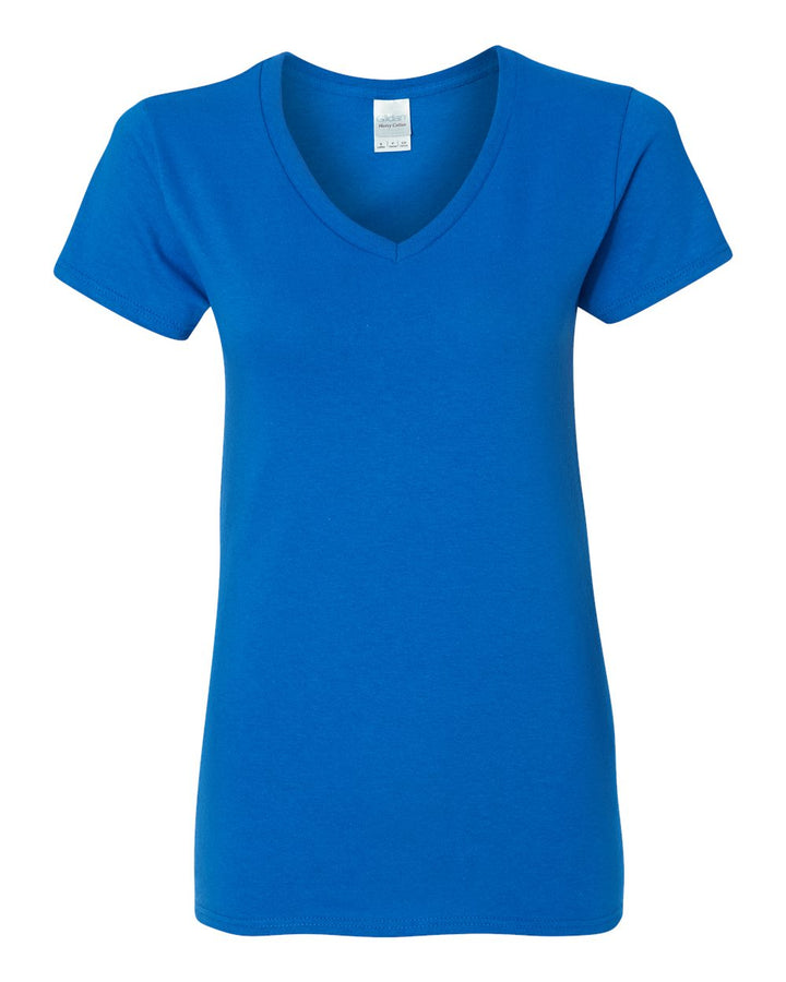 Gildan 5V00L Heavy Cotton Womens V-Neck T-Shirt