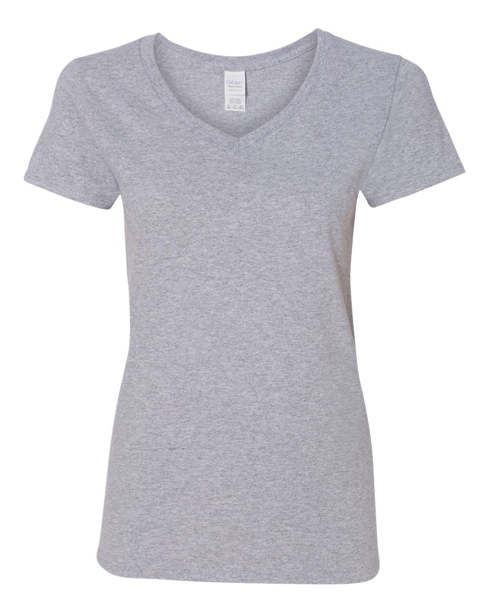 Gildan 5V00L Heavy Cotton Womens V-Neck T-Shirt