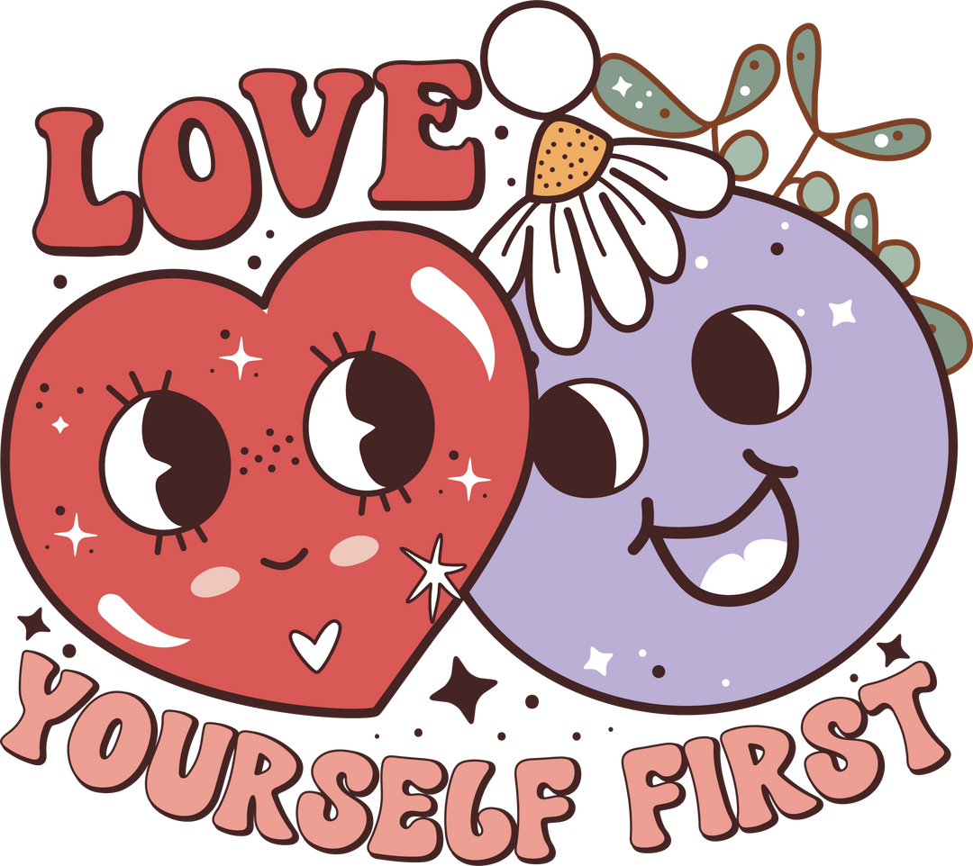 Valentine's Day "Love Yourself" Heart Design
