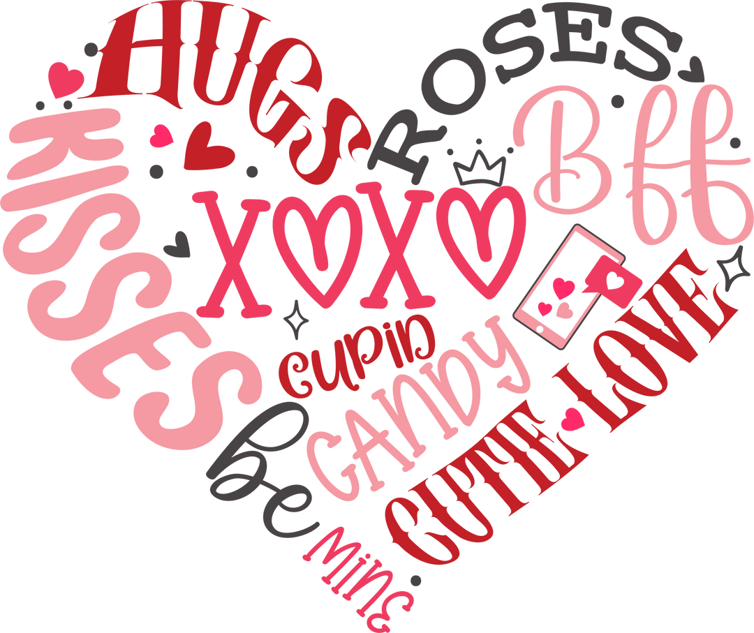 Valentine's Day hearts design