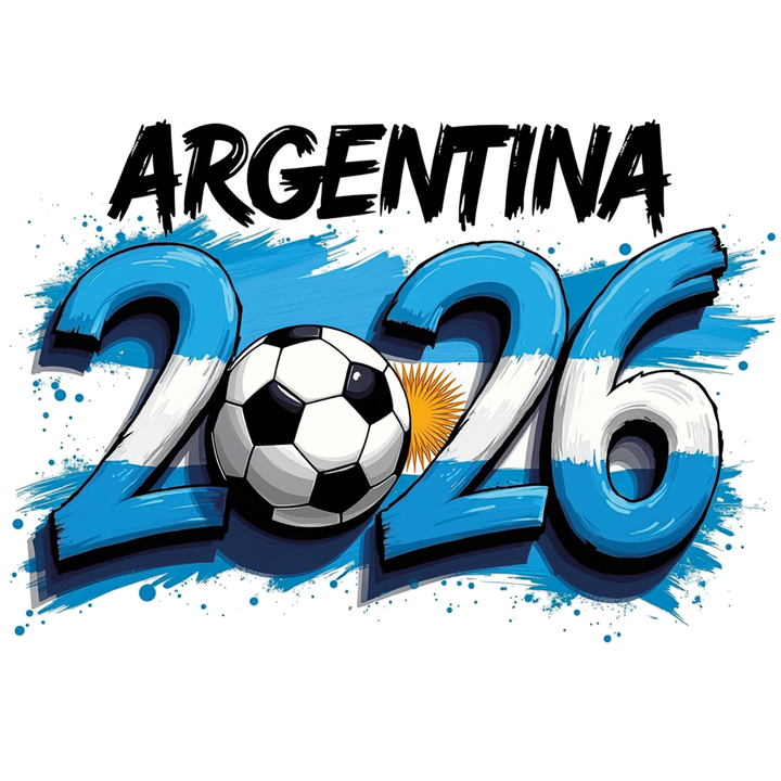 Argentina 2026 Soccer Graphic - World Cup Fan Apparel Design