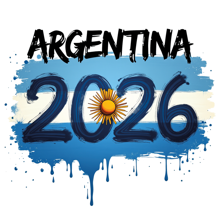 Argentina 2026 Soccer Graphic - World Cup Fan Apparel Design