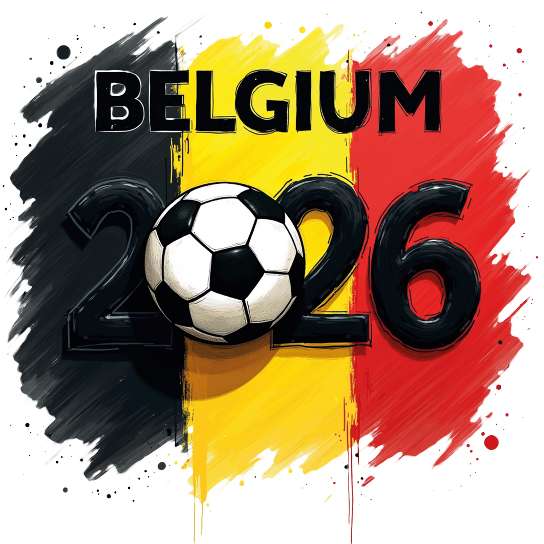 Belgium 2026 Soccer Graphic - National Team Fan Apparel Design