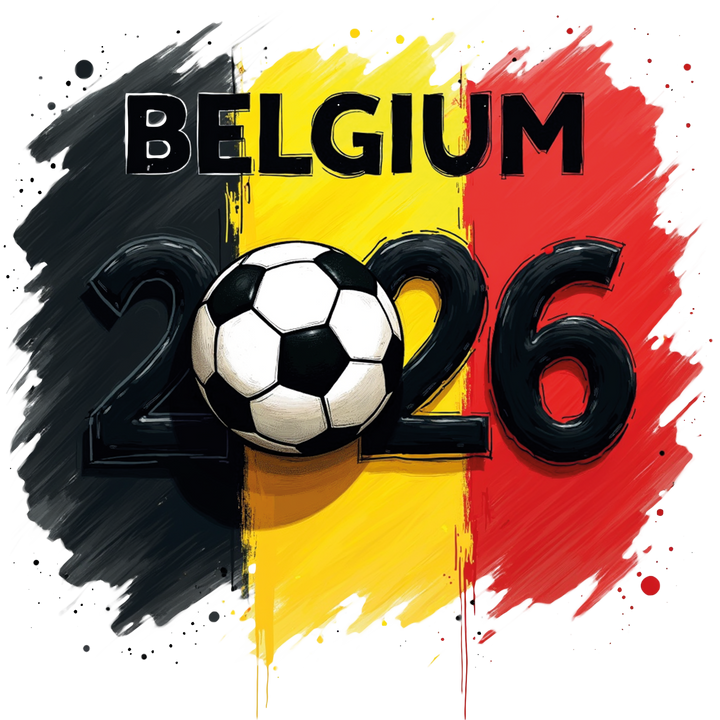 Belgium 2026 Soccer Graphic - National Team Fan Apparel Design