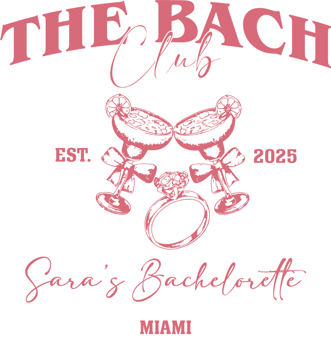 Bachelorette party t-shirt design