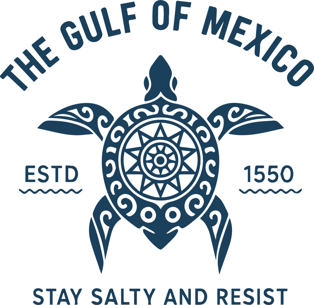 Sea turtle Gulf of Mexico design