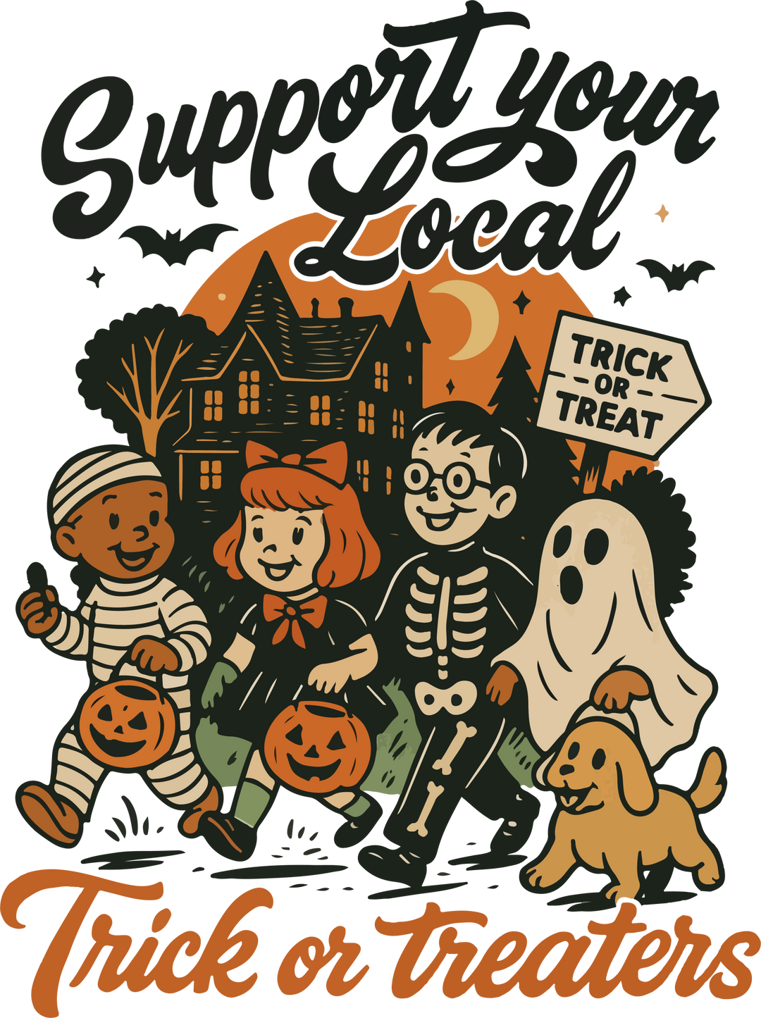 Halloween trick or treaters PNG
