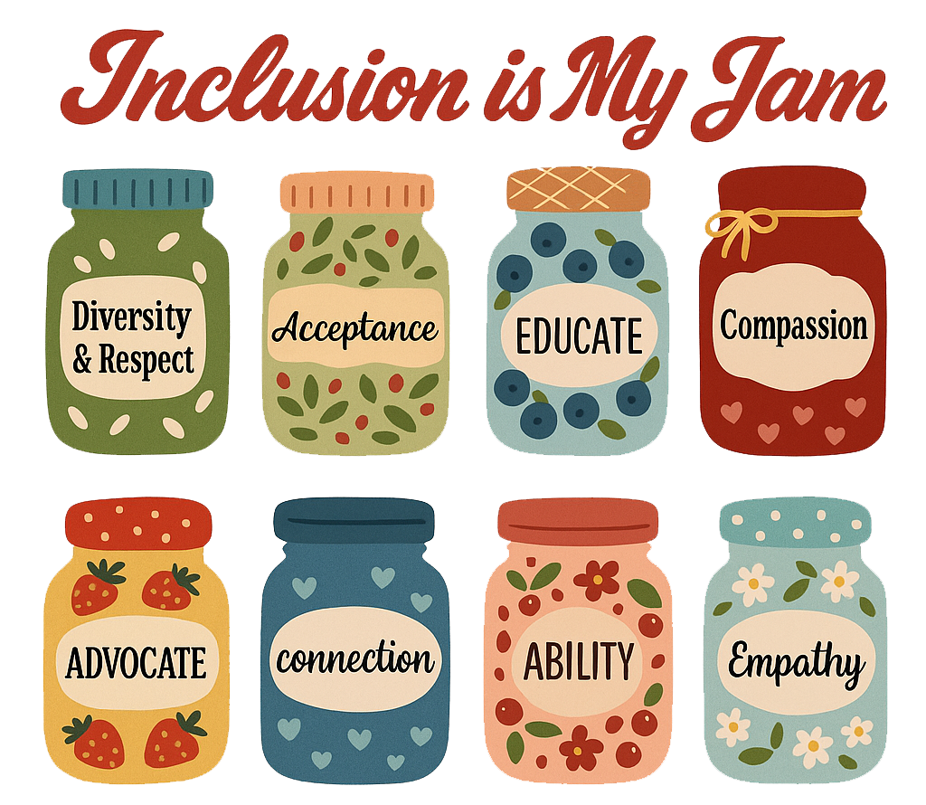Jam jar illustration celebrating inclusion