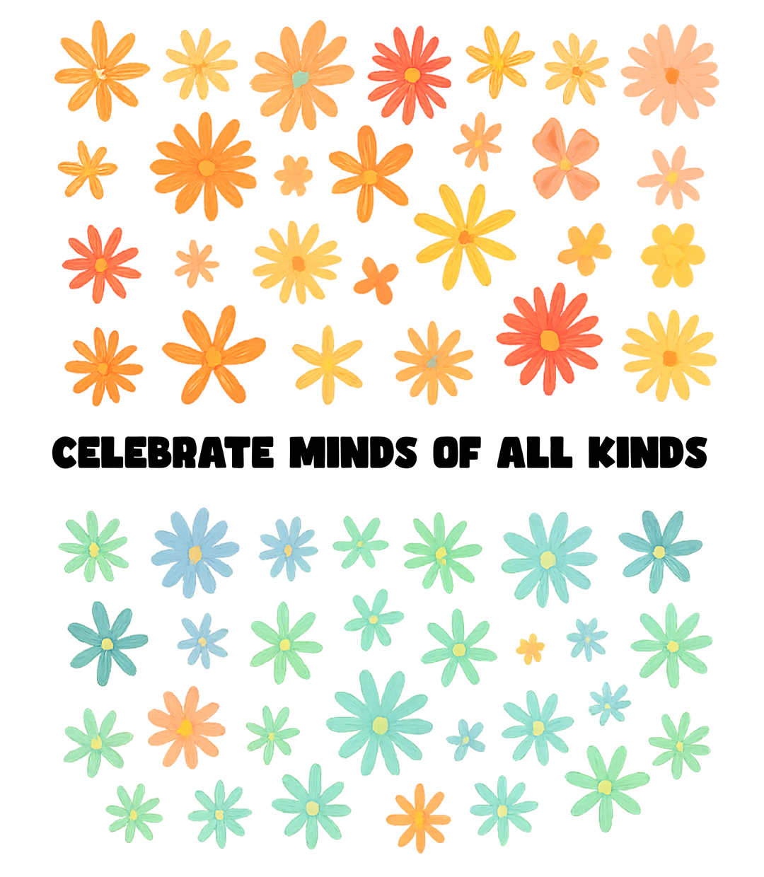 Vibrant flower design example