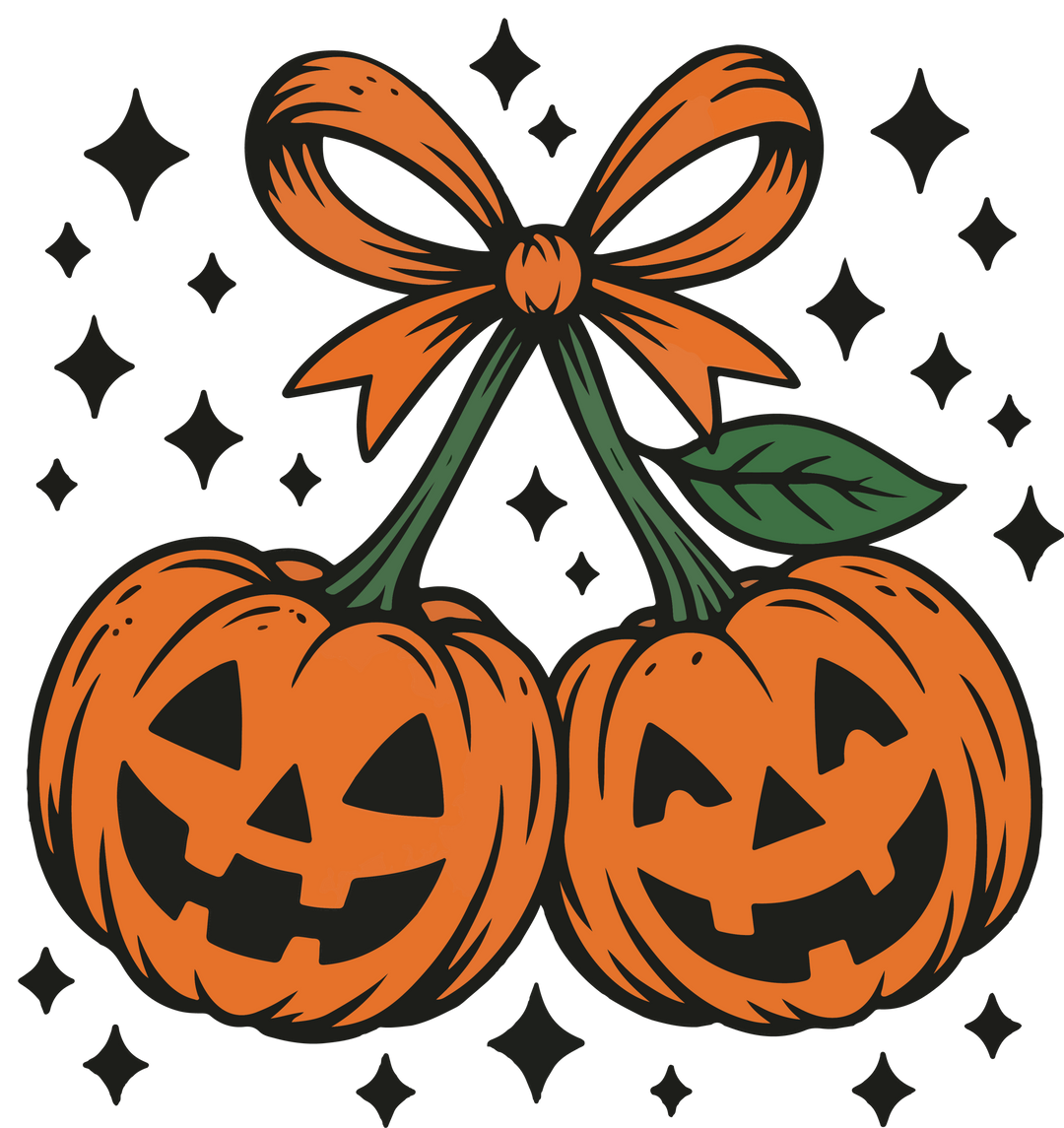 Pumpkin Cherries PNG design