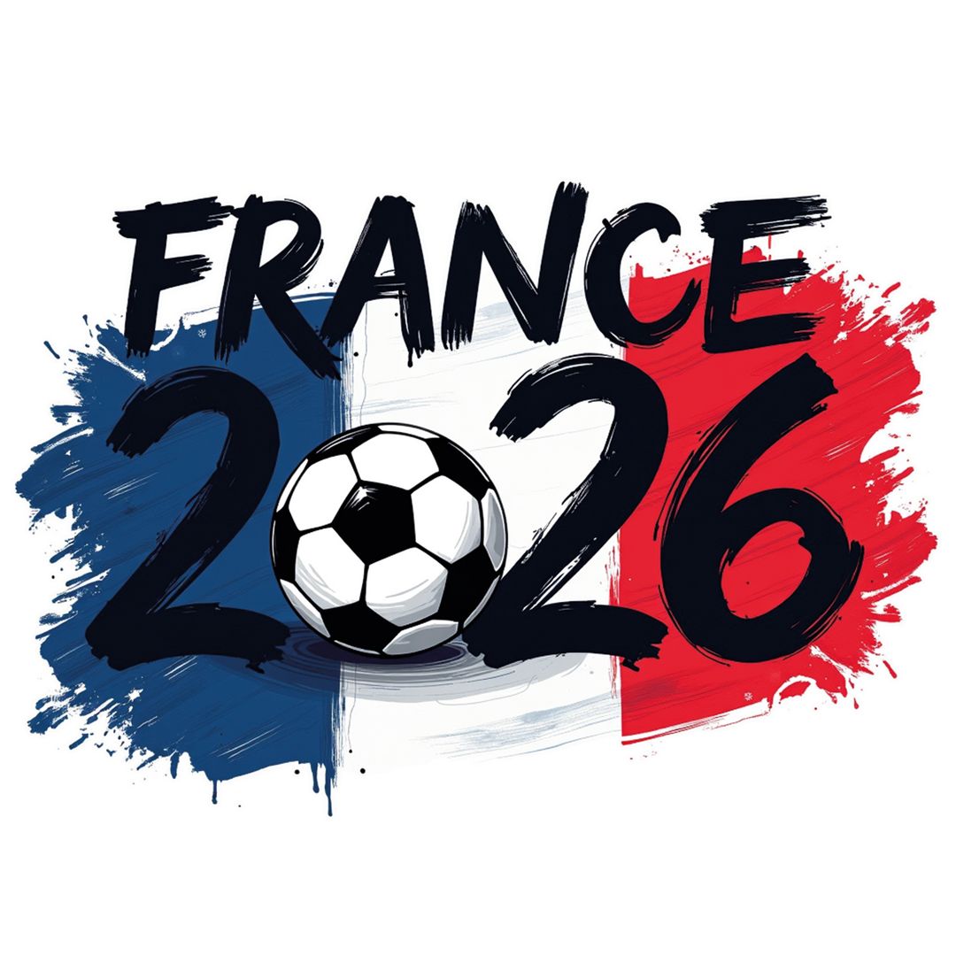 France 2026 Soccer Graphic - Vintage National Team Fan Apparel Design
