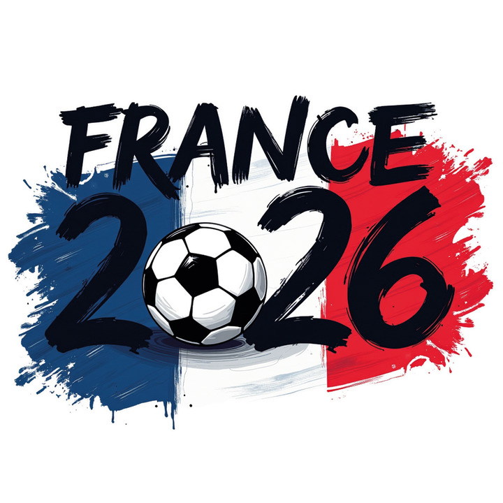 France 2026 Soccer Graphic - Vintage National Team Fan Apparel Design