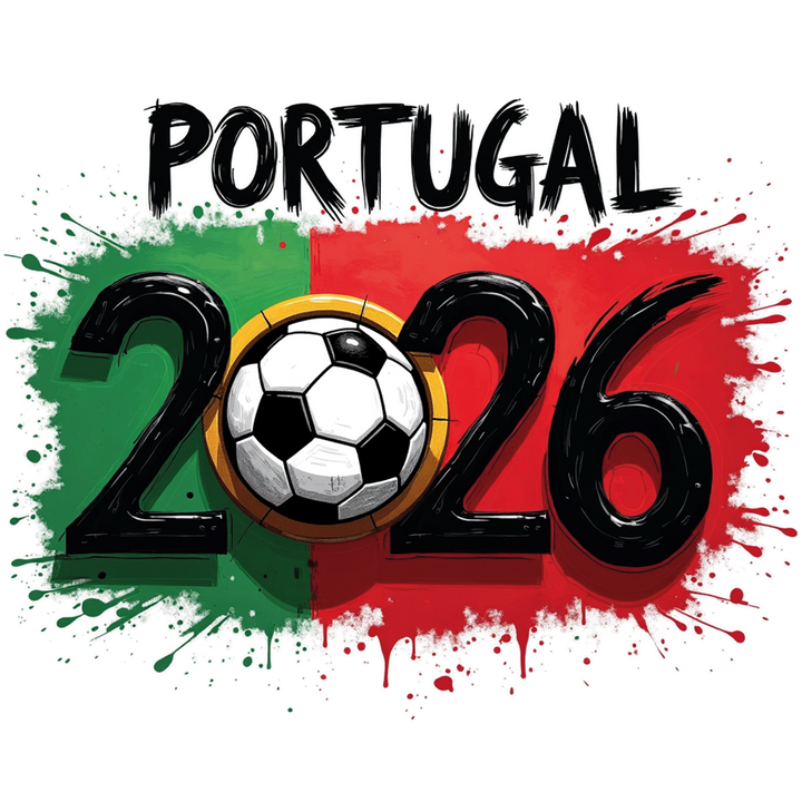 Portugal 2026 Soccer Graphic - National Team Fan Apparel Design
